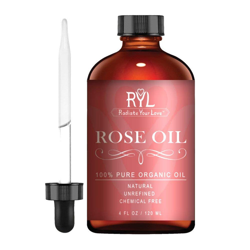 Rose - 100% Pure Aromatherapy Grade Essential Oil by Nature's Note Organics 4 oz.