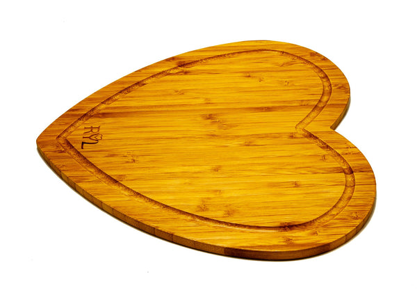 Eco Bamboo Heart Shaped Cutting Board